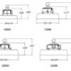 Motion Sensor LED High bay UFO - Image 3